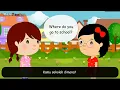 Download Lagu Percakapan Bahasa Inggris Cara Memperkenalan Diri untuk Anak disertai Kosakata | Kids Conversation