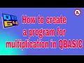 How to create a program for Multiplication in QBASIC Subscribe Techno AbhijeeT
