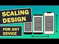 How to scale design for any device size - Android