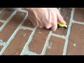 DIY FAUX BRICK WALL HOME DEPOT