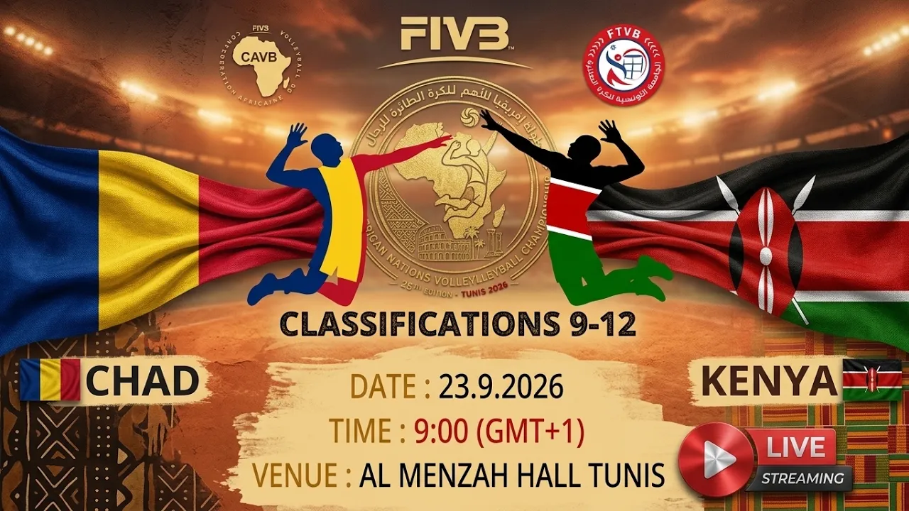 DAY 9 / CLASSIFICATION 9-12  / CHAD (CHA) VS KENYA  (KEN) 2026-09-23 08:52