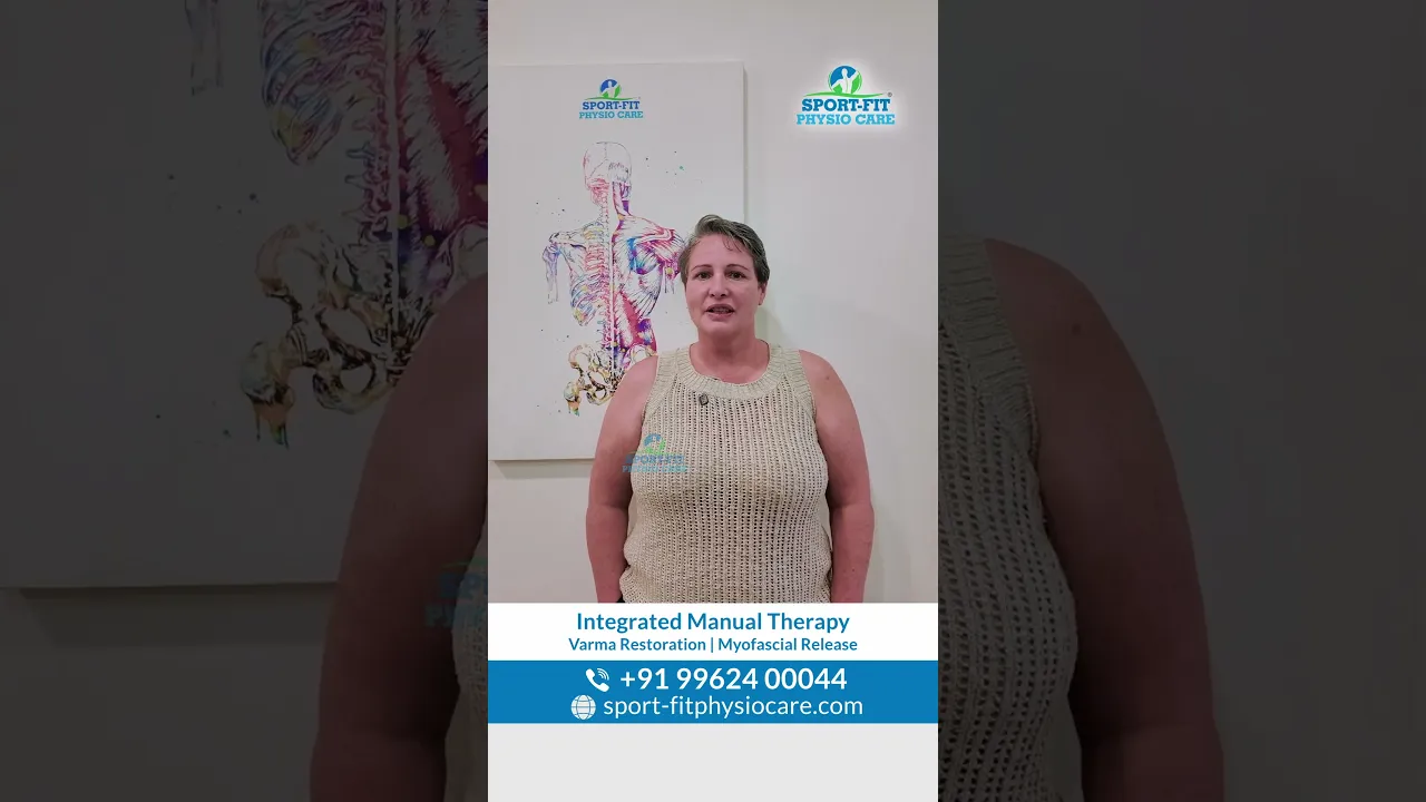 Video thumbnail for patient story: Manual therapy experience at SPORT-FIT PHYSIO CARE