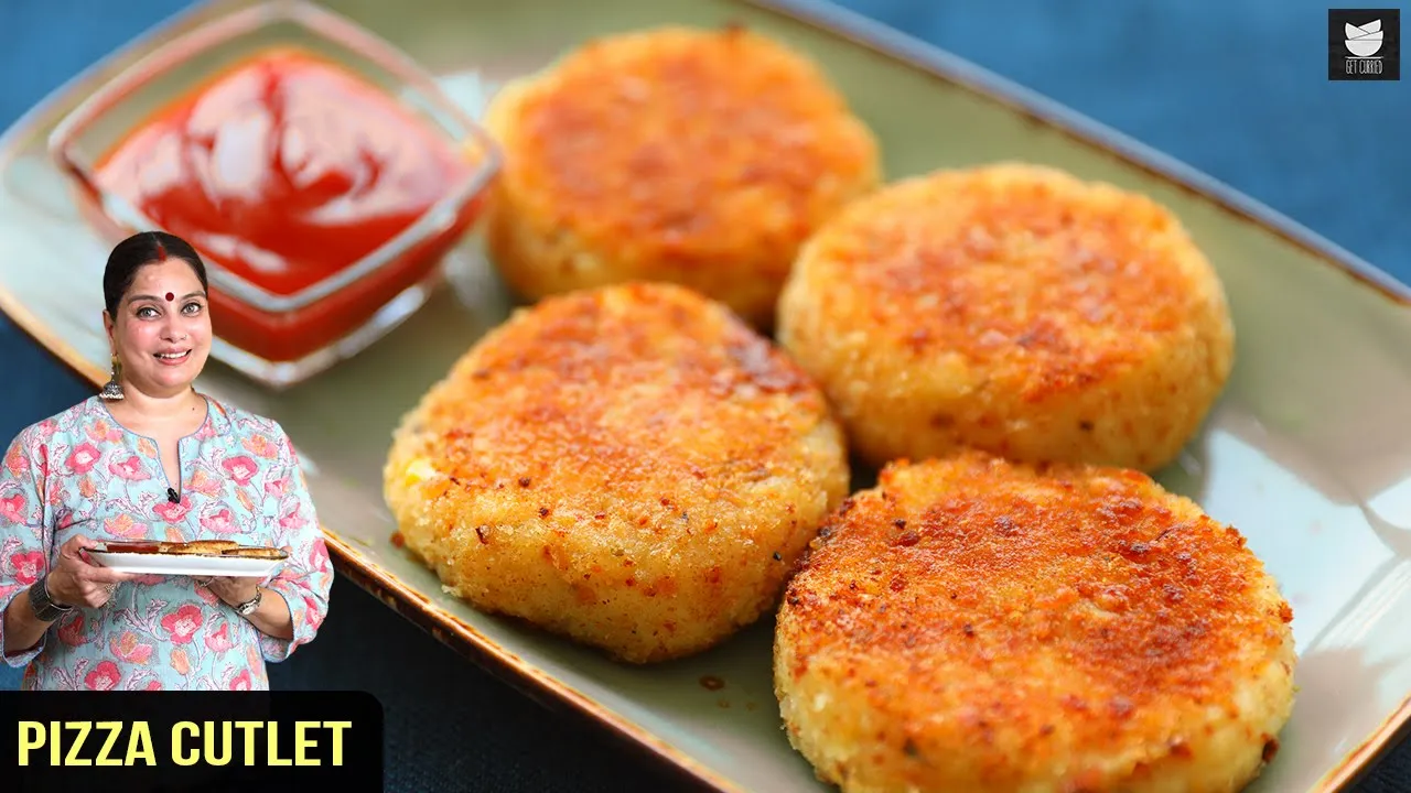 Pizza Cutlet   Cheese Stuffed Pizza Cutlet   Snack Recipes For Kids   Snack Recipe by Chef Smita Deo