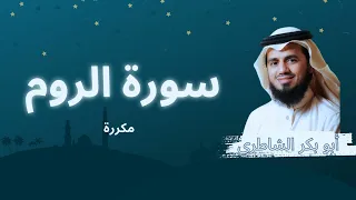 سورة الروم مكررة القارئ أبو بكر الشاطري 