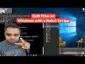 Conquer Large Files Split Effortlessly with Batch Script on Windows