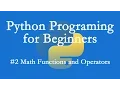 Python Programming for Beginners -