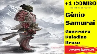 Guerreiro/ Paladino/ Bruxo - Gênio Samurai para Dungeons and Dragons 5e
