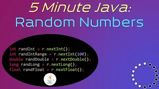 How to Generate Random Numbers in Java - 5 Minute Java