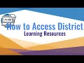 Accessing district resources schoology textbooks