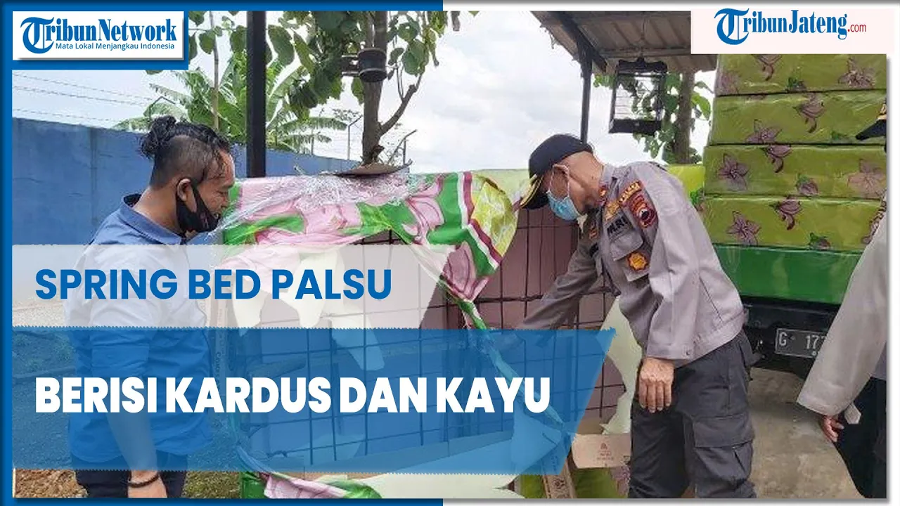 Modus penipuan jual kasur springbed abal2 diusir warga. 