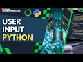How to take user input in python Python tutorial in hindi