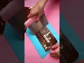 Watch me make chocolate letters
