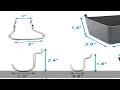 Pegboard Hooks Assortment with Pegboard Bins Peg Locks for Organizing Various Tools 80 Piece