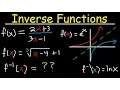 Inverse Functions - Domain range