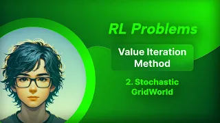 Stochastic GridWorld Solved Value Iteration - RL