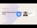 Introduction to Python for Excel Users Data Analytics Community Webinar