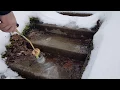 Harbor Freight Greenwood torch flame thrower melting concrete steps