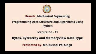 Programming Data Structure and Algorithms Using Python AKTU Digital Education