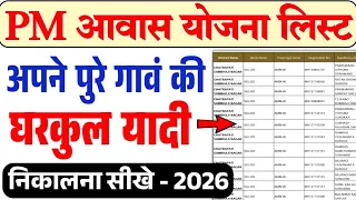 Gharkul Yadi Kaise Nikale 2026 | gharkul yojana new list download Maharashtra 2026