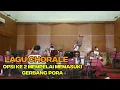 Lagu Chorale opsi ke 2 Mempelai Memasuki Gerbang Pora