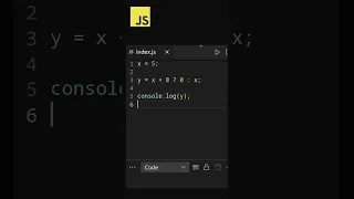 Learn JavaScript Ternary Operator in 1 Minute
