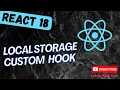81 Implement LocalStorage custom hook to save and retrieve data in BooksDB React App - React18