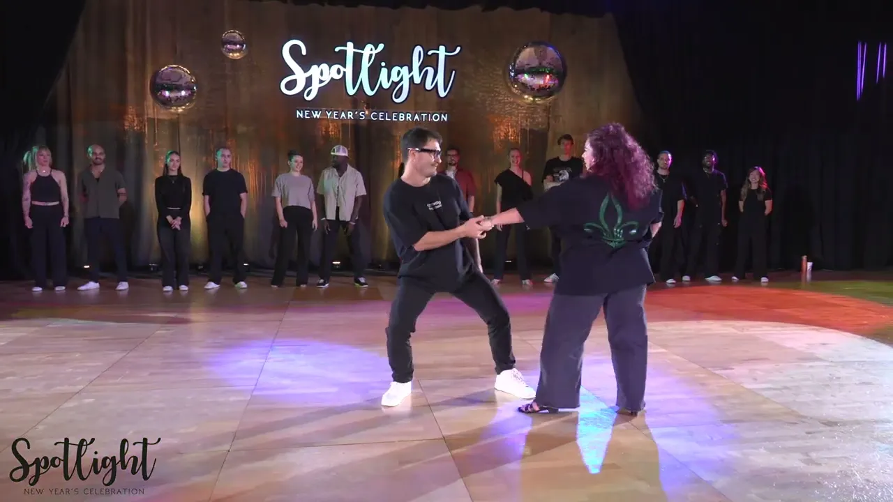 Spotlight New Year's Celebration 2025/2026 Advanced Strictly Swing Luke Reeves & Sarah Rose Goin