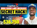 How to Get a HUGE Credit Limit Increase EVERYTIME on Your Capital One Credit Cards NO HARD PULL