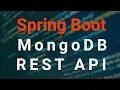 Spring Boot MongoDB REST API Docker SpringFox Swagger UI REST API VSCode