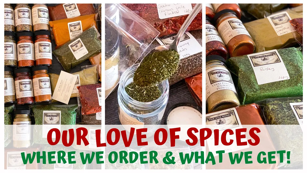 OUR LOVE OF SPICES COME SEE OUR SPICE HOARD!