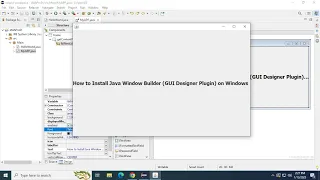 Install Java Window Builder GUI Designer Plugin on windows 10 or 11