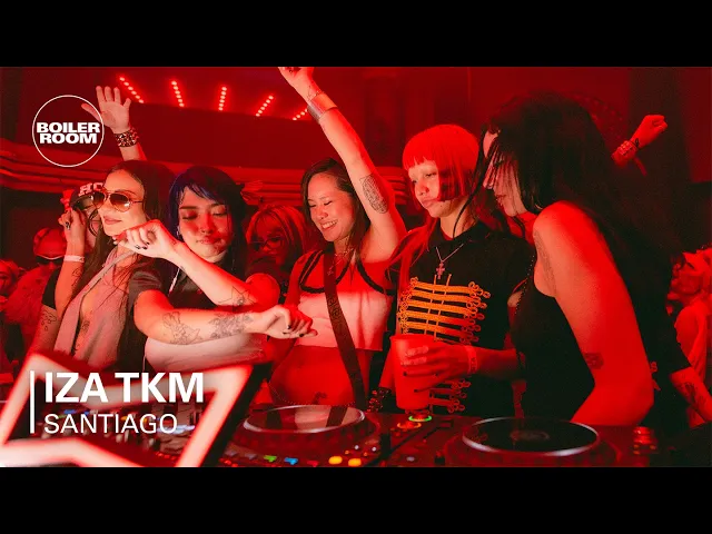 iza tkm at Boiler Room, Santiago 2025 artwork