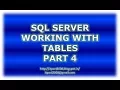 Create alter drop delete table in SQL Server - Part 4