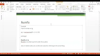 1 Advanced Python - Introduction to Python Numpy
