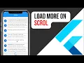 Flutter Pagination Load more on scroll Building Feature in Flutter