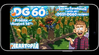 Heartopia DG51–DG60 Recipes! Every New D.G. Level Recipe & Item