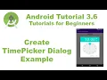 Android Studio 3 6 Create DatePickerDialog Example