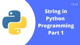 String in Python Programming Tutorial Part 1 Craw Security