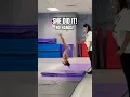 Stella’s FIRST Aerial 👏 SHE DID IT! #tricks #dancer #tumbling