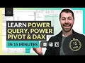 Lagu Gebruik Excel als een PRO | Leer Power Query, Power Pivot en DAX in 15 MINUTEN (inclusief project...