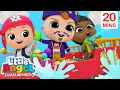 Download Lagu Pertarungan Balon Air Dimulai! | Lagu Bajak Laut Anak | Little Angel Bahasa Indonesia