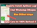 Download Lagu Cara melihat Pesan wa Yang sudah dihapus 2023 | Tanpa aplikasi