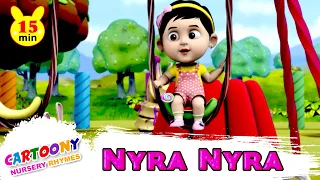 NYRA NYRA SONG Educational Learning Nursery Rhymes In English Cartoony Nursery Rhymes 