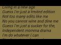Shekhinah- Different (ft Mariechan) lyrics