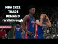 NBA 2K22 TRADE DEMAND WALKTHROUGH HOW TO PLAY ON PREFERRED TEAM MYCAREER THE DRAMA TRADE RUMOURS