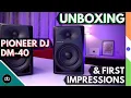 Download Lagu Pioneer DJ DM 40 UNBOXING \u0026 FIRST IMPRESSIONS | 4 inch Active Monitors for your DJ Setup at home.