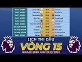 Tổng Hợp Ngoại hạng Anh 25/26 \u0026 Nhận Định Vòng 15: Arsenal Đụng \