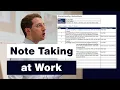 How to Take Notes for Work - Meeting Minutes Explained