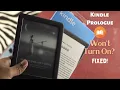 Kindle Prologue Won t Turn on Fixed Black Screen