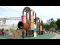 新川崎ふれあい公園で貨物列車を見ながら遊んできた